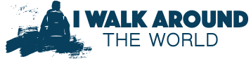I walk around the world Logo