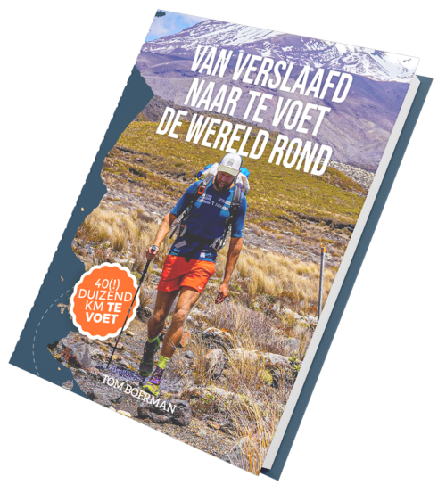 Van verslaafd naar te voet de wereld rond